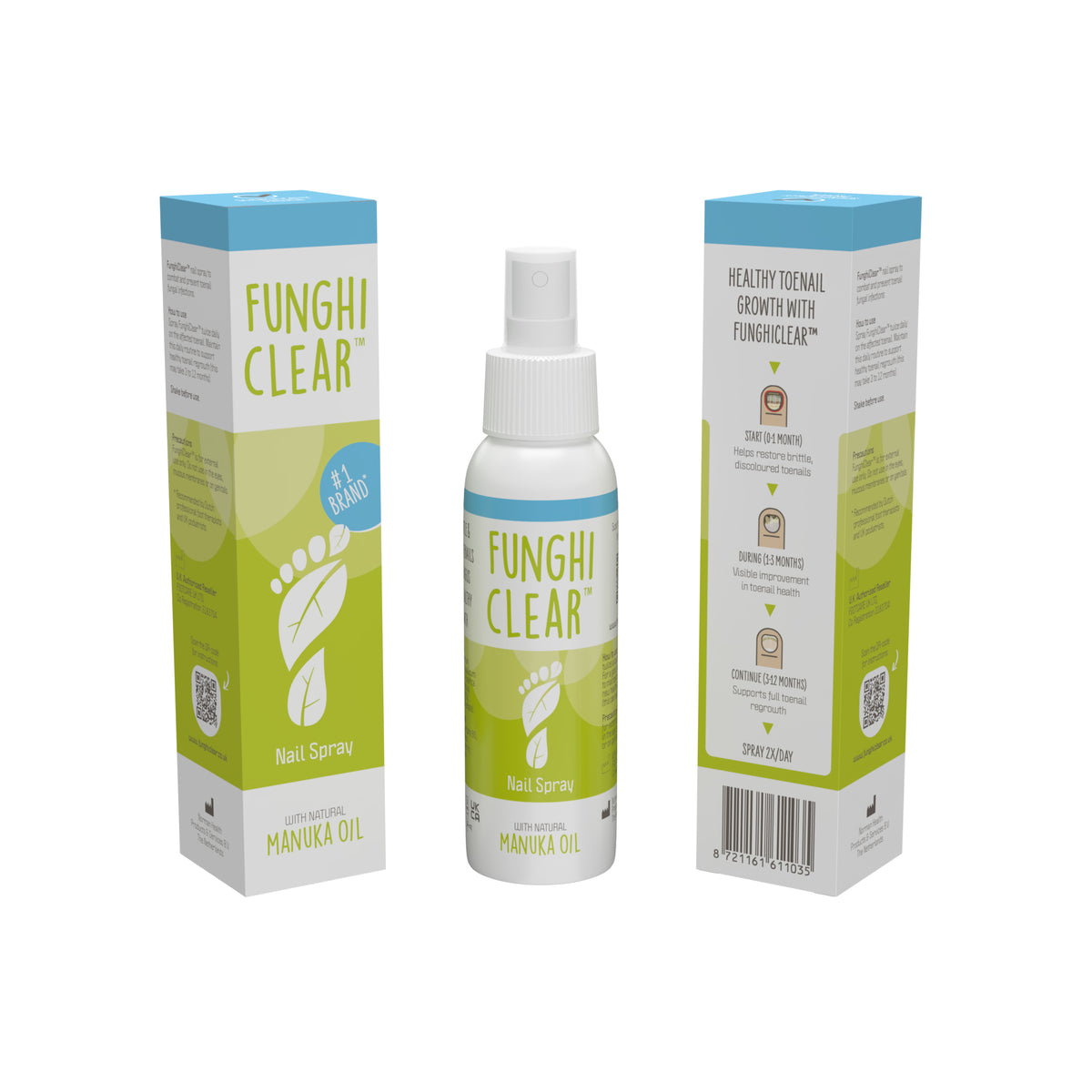 FunghiClear® Manuka oil based anti fungal spray